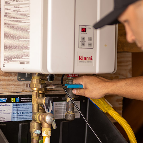 repairing a tankless water heater