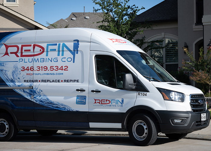 Redfin Plumbing Vehicle